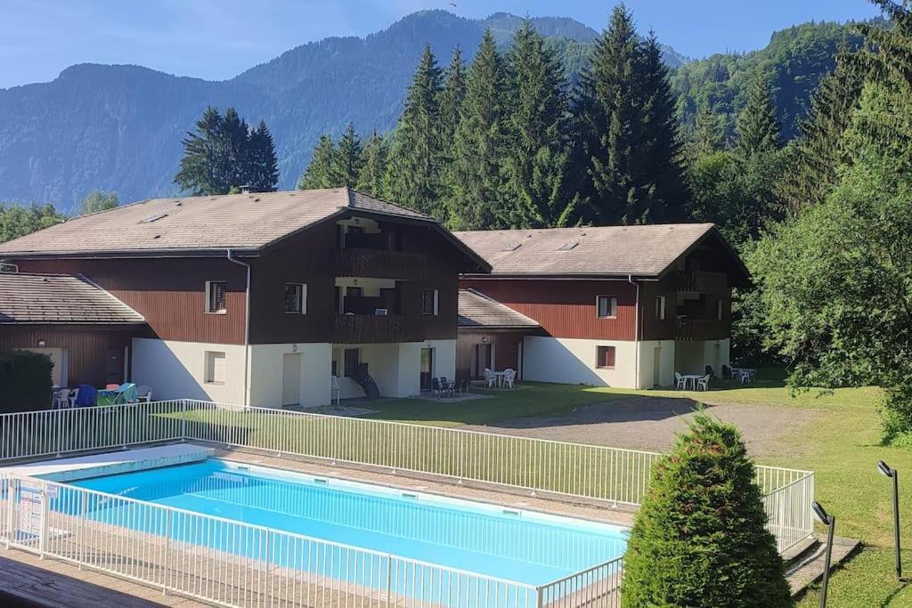 Samoens Residence Grand Tetras 4 Personnes Piscine المظهر الخارجي الصورة