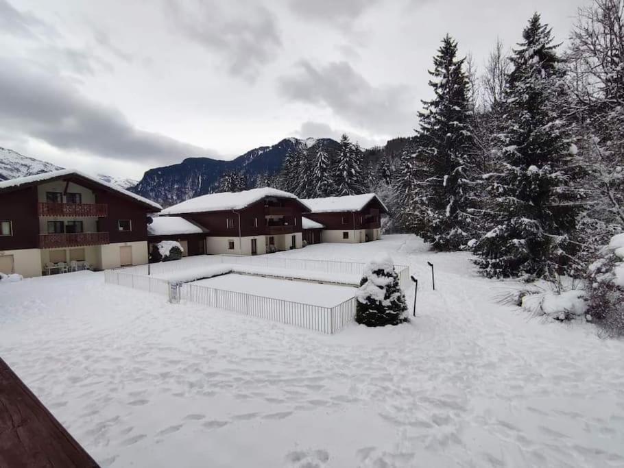 Samoens Residence Grand Tetras 4 Personnes Piscine المظهر الخارجي الصورة